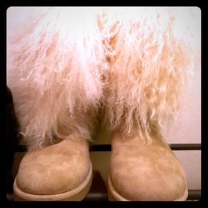 Ugg Lida Mongolian Cuff Boot- Pristine